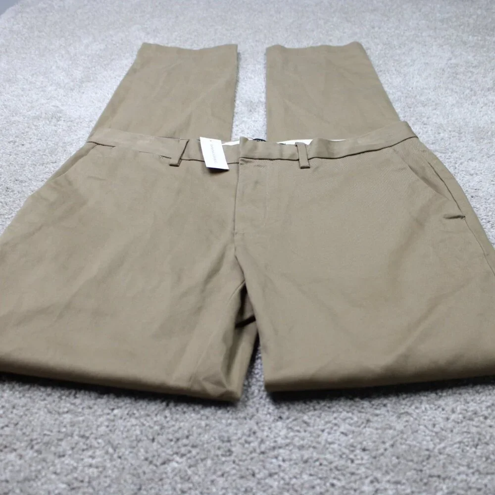 Banana Republic Pants NWT Men 32x36 Beige Rapid Movement Chino Fulton Skinny Fit